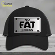 No Fat Chicks Novelty License Plate Hat Mesh / Black