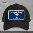 Island Girl Novelty License Plate Hat Mesh / Black