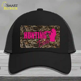 Hunting Babe Novelty License Plate Hat Mesh / Black