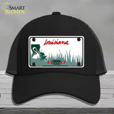 Louisiana 200 Years Blank Novelty License Plate Hat Mesh / Black