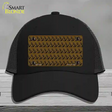 Brown Black Anchor Novelty License Plate Hat Mesh / Black