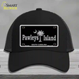 Pawleys Island Black Novelty License Plate Hat Mesh / Black