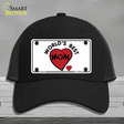 Worlds Best Mom Novelty License Plate Hat Mesh / Black