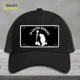 In Loving Memory Kneeling Novelty License Plate Hat Mesh / Black