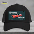 Between The Ditches Novelty License Plate Hat Mesh / Black