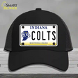 Colts Indiana Bicentennial Novelty License Plate Hat Mesh / Black