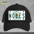 Noles Florida Novelty License Plate Hat Mesh / Black