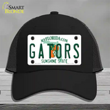 Gators Florida Novelty License Plate Hat Mesh / Black