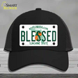 Blessed Florida Novelty License Plate Hat Mesh / Black