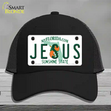 Jesus Florida Novelty License Plate Hat Mesh / Black