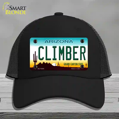 Arizona Climber Novelty License Plate Hat Mesh / Black