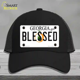 Blessed Georgia Novelty License Plate Hat Mesh / Black