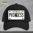 Princess Georgia Novelty License Plate Hat Mesh / Black