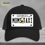 Moms Taxi Georgia Novelty License Plate Hat Mesh / Black