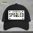 Spoiled Georgia Novelty License Plate Hat Mesh / Black