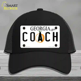 Coach Georgia Novelty License Plate Hat Mesh / Black