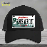 Shreveport Louisiana Novelty License Plate Hat Mesh / Black