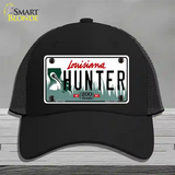 Hunter Louisiana Novelty License Plate Hat Mesh / Black