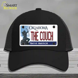 The Couch Oklahoma Novelty License Plate Hat Mesh / Black