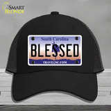 Blessed South Carolina Novelty License Plate Hat Mesh / Black