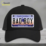 Bad Boy South Carolina Novelty License Plate Hat Mesh / Black