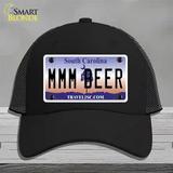 MMM Beer South Carolina Novelty License Plate Hat Mesh / Black