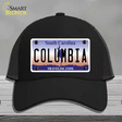 Columbia South Carolina Novelty License Plate Hat Mesh / Black