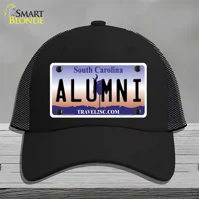 Alumni South Carolina Novelty License Plate Hat Mesh / Black