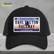 Darlington Raceway South Carolina Novelty License Plate Hat Mesh / Black