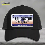 Darlington Raceway South Carolina Novelty License Plate Hat Mesh / Black