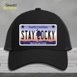 Stay Cocky South Carolina Novelty License Plate Hat Mesh / Black