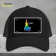 Idaho Rainbow Novelty License Plate Hat Mesh / Black