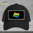 Oregon Rainbow Novelty License Plate Hat Mesh / Black