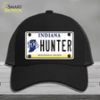 Hunter Indiana Bicentennial Novelty License Plate Hat Mesh / Black