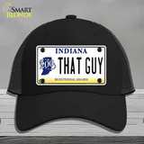 That Guy Indiana Novelty License Plate Hat Mesh / Black