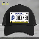 Dreamer Indiana Novelty License Plate Hat Mesh / Black