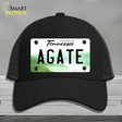 Agate Tennessee Novelty License Plate Hat Mesh / Black