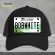 Bobwhite Tennessee Novelty License Plate Hat Mesh / Black