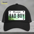 Bad Boy Tennessee Novelty License Plate Hat Mesh / Black