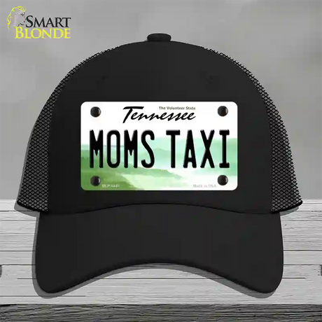 Moms Taxi Tennessee Novelty License Plate Hat Mesh / Black