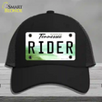 Rider Tennessee Novelty License Plate Hat Mesh / Black