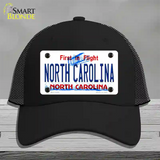 North Carolina Novelty License Plate Hat Mesh / Black