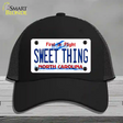 Sweet Thing North Carolina Novelty License Plate Hat Mesh / Black