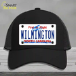 Wilmington North Carolina Novelty License Plate Hat Mesh / Black