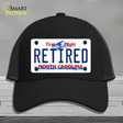 Retired North Carolina Novelty License Plate Hat Mesh / Black