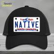 Native North Carolina Novelty License Plate Hat Mesh / Black