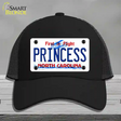 Princess North Carolina Novelty License Plate Hat Mesh / Black