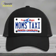 Moms Taxi North Carolina Novelty License Plate Hat Mesh / Black