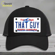 That Guy North Carolina Novelty License Plate Hat Mesh / Black