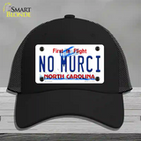 No Murci North Carolina Novelty License Plate Hat Mesh / Black